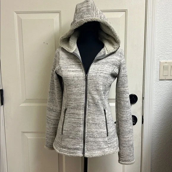 Kuhl Ascendyr Hooded Fleece Jacket with Pockets , Size XS, Ash gray, EUC - Picture 3 of 10